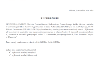Instalacja Lotnisko w Warszawie